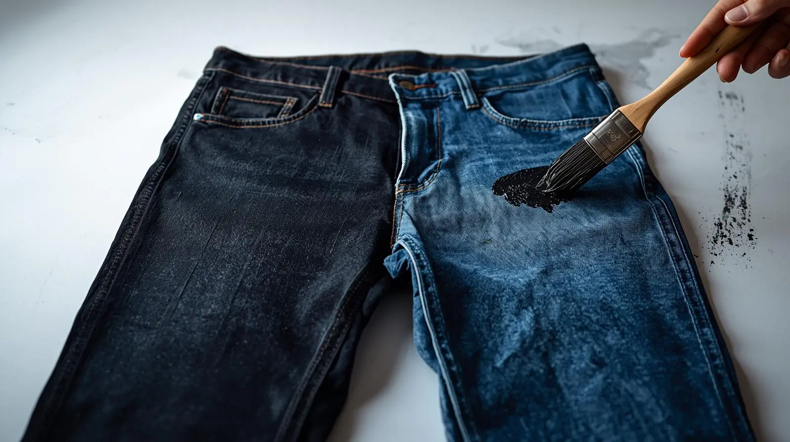 Proses naptol pakaian